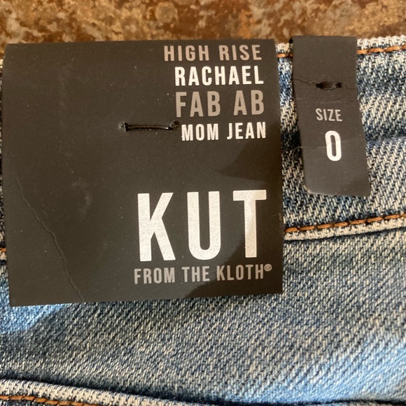 Kut from the Kloth size 0 high rise RACHAEL FAB Ab MOM JEAN - Picture 8 of 12